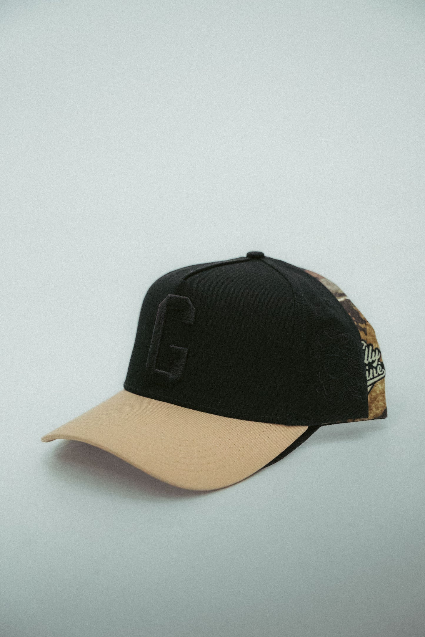 Tan and Black "G" Hat