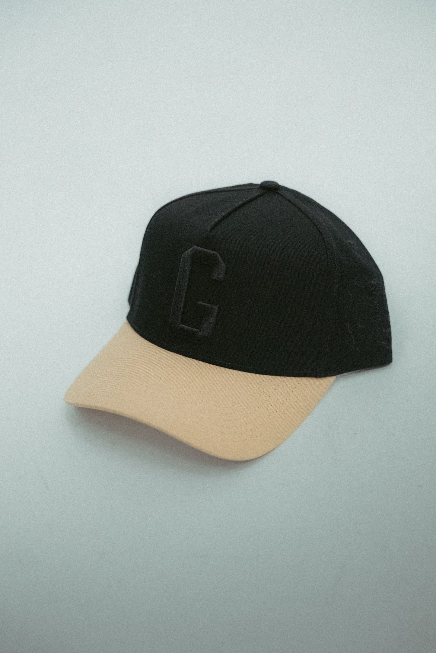 Tan and Black "G" Hat